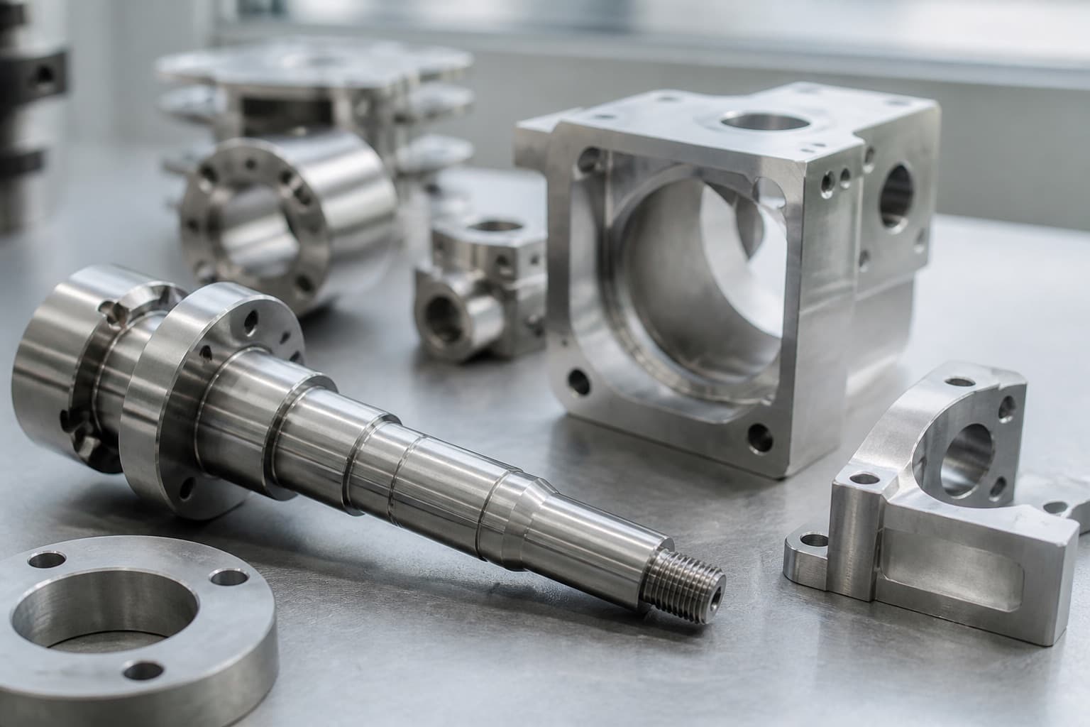 Präzisionsgefertigte Metallbauteile für die industrielle Versorgung